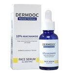 DermDoc 10% Niacinamide Face Serum, 30ml | All Skin Types | Controls Sebum Production | Minimizes Pores | Helps Reduce Hyperpigmentation & Age Spots | Improves Skin Texture | Hydrates and Moisturizes