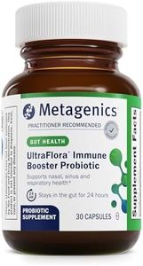 Metagenics UltraFlora Immune Booster Probiotic - Daily Probiotic - Healthy Nasal, Sinus, & Respiratory Function* - 30 Count