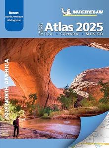 Michelin North America Large Format Road Atlas 2025: USA - Canada - Mexico (Atlas (Michelin))