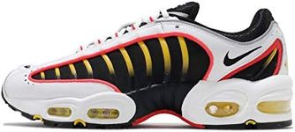 Nike Men's Air Max Tailwind IV Running Shoes, Black White Bright Crimson 109, 6 UK
