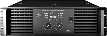 NX Audio MT-1601 Professional 2-Channel Power Amplifier, High-Reliability PA Amplifier with ONSEM Output Transistors & Advanced Protection, Deep Bass for DJ, Live Sound, Clubs & Events
