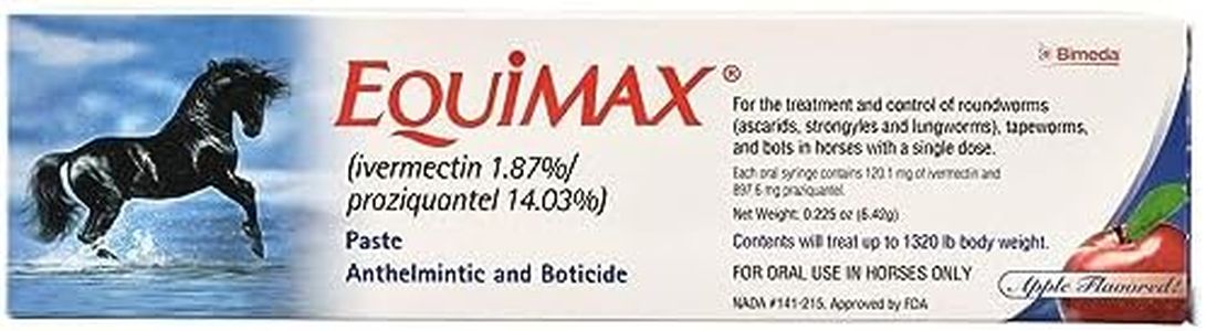 Equimax 14.03 Praziquantel/1.87 Ivermectin Paste