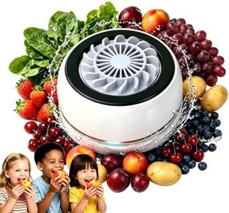 Fruit and Vegetable Washing Machine, Rotatable Purifier with Water Rotator and OH Ion Purification Technology, Automatic Fruit Cleaner Device