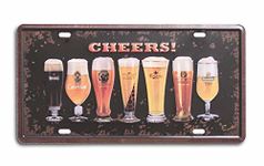 Cheers! Metal Plate Poster- Galvanised Iron with Printed Top!