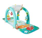 Fisher-Price 4-in-1 Ocean Activity Centre with Different Ways to Play as Baby Grows with Songs, Sounds, Phrases, Lights, Colours and Textures, Suitable from Birth