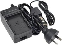 BTBAI BP-911 Battery Charger AC/DC Wall/Car Single for BP-911K BP-914 BP-915 BP-924 BP-927 BP-930 BP-930E BP-930R BP-941 BP-945 BP-950 BP-950G BP-955 BP-970 BP-970G BP-975 Digital Video Camcorder u1a