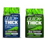 Scotts Turf Builder Quick + Thick Grass Seed (Sun Shade) 4kg (12655A) & Turf Builder Quick + Thick Grass Seed (Dense Shade) 1.2kg (12675)