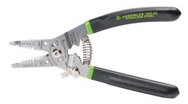 Greenlee 1955-SS Pro Stainless Wire Stripper, Cutter and Crimper Curve, 10-18AWG, 7.5-Inches