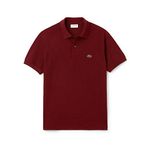 Lacoste Men's L1264 Polo Shirt, Bordeaux, X-Small
