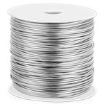 cridoz 18 Gauge Stainless Steel Wire for Jewelry Making, 1mm Bailing Wire Snare Wire Wrapping for Craft and Jewelry Making