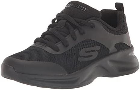 Skechers Kids Dynamatic - Swift Speed Sneaker, Black/Black, US 11