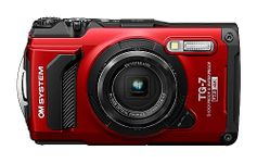 OM SYSTEM Tough TG-7 Red Underwater Camera, Waterproof, Freeze Proof, High Resolution Bright, 4K Video 44x Macro Shooting (Successor Olympus TG-6)