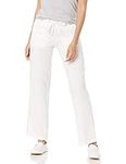 Amazon Essentials Women's Linen Blend Drawstring Wide Leg Trouser (Available in Plus Size), Bright White, L