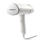 Philips 3000 Series Handheld Steamer, Compact and Foldable, 1000W Power, Up to 20g/min Steam, Ready in 30 Seconds, Safe for All Fabrics, No Ironing Board Needed (STH3020/16)