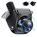 Backup Camera 360°Rotatable AHD 1080P Backup Camera for Car 3 Types of Mounting Rear View Camera Metal Housing Super Night Vision 170°Wide Angle 12V-24V