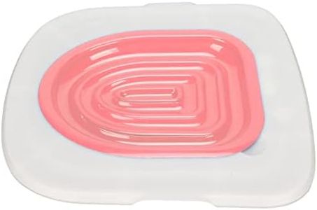 Cat Toilet Training Kit Universal Reusable Environmentally Friendly Cat Toilet Trainer for Pet Cleaning(White Tray, 1 Gray Inner Support) Litter Boxes (White Tray, 1 Inner