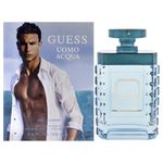 GUESS Uomo Acqua Eau de Toilette Cologne Spray For Men, 3.4 Fl. Oz.