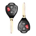 HaoYouMi Perfect Replacement Black Short Whip Aluminum Antenna Mast Compatible TOYOTA 2000-2019 Tundra, 2007-2015 FJ Cruiser (3-1/5" Long)