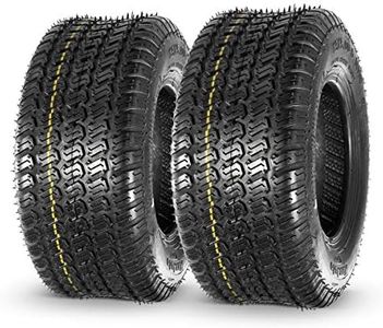 MaxAuto 2Pcs 13x5.00-6 Riding Mower Tires 13x5x6 Turf Tires for Lawn and Garden Mower,4PR,P332, Set of 2