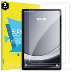 MoKo 2 Pack Screen Protector for Samsung Galaxy Tab A9 Plus/A9+ 11 Inch 2023, Tempered Glass High Definition for Galaxy Tab A9 Plus Screen Protector, Case Friendly 9H Hardness, Glass Slim Film, Clear