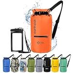 Earth Pak-Torrent Series Waterproof Dry Bag Keeps Gear Dry for Kayaking, Boating, Hiking, Camping and Fishing with Waterproof Phone Case (Orange, 20L)