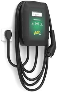 Battery Tender eCharge 48 AMP EV Charger - Level 2 Mounted Indoor Outdoor Fast Electric Vehicle Charging Station with Flexible 25ft Cable NEMA 14-50 - 022-3019-DL-WH