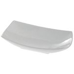 American Metalcraft SQVL712 Ceramic Soup Bowls, 12.125'' Length x 7'' Width, White