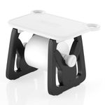 MUNBYN Label Holder for Rolls and Fanfold Labels, Thermal Label Holder for Desktop Label Printer, Accessory Supplies for Home, Office, Small Business (White)