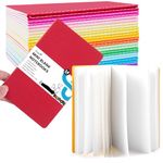 Koogel 24Pcs A6 Notebooks, 48 Pages Rainbow Colorful Blank Notepad 14×9cm Multipack Notebook for Students Writing Memos Diary Traveler Supplies Making Plans