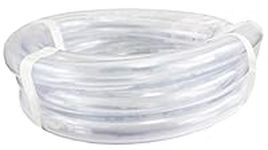 Duda Energy LPpvc075-005ft 5' x 3/4" ID Low Pressure Clear Flexible PVC Tubing Heavy Duty UV Chemical Resistant Vinyl Hose Water Oil