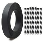 Pajaso Design - Chain Link Fence Privacy Tape Weave - Anthracite Gray PVC Fencing Covering System - Screen The Pool, Yard, or Gate with Private Cover - 250' Roll UV Resistant