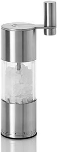 AdHoc Select Salt or Pepper Grinder - Manual Salt & Pepper Mill with a Gear Crank System - Adjustable Grind Level from Fine to Coarse Granules - Stainless Steel, 7.5"