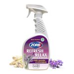 ZORBX 24 oz Refresh & Relax Lavender and Lemongrass Odor Eliminator Air and Fabric Refresher