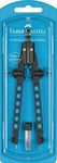 Faber-Castell 174335 quick adjustment compass, Factory Neon blue