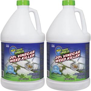 Green Gobbler 20% Vinegar Weed & Grass Killer | Natural and Organic | 2 Gallons | Glyphosate Free Herbicide