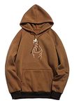 BAGHADBILLO Hoodies for Men and Women || Sweatshirt for Men and Women|| Hoodies || Unisex Hoodie || Boys Hoodie || Winter Wear for Men and WomenFBA Pinch Hood BROWN-42