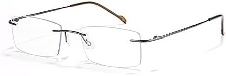 Cyxus Titanium Half Rimless Lightwe