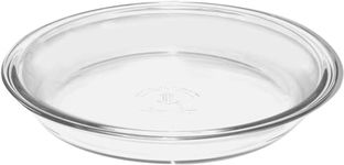 Anchor Hocking 81214L11 Oven Basics Deep Pie Dish, 9.5", Clear