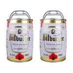 Bitburger Premium German Pils 4.8% - 2 x 5 Litre Mini Keg