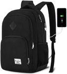 17.3 Inch Backpack for Men and Women,School Backpack for Teenager,Laptop Bookbag with USB Charging port for Business Work College Travel Trip