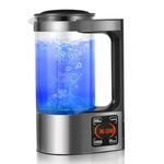 Hydrogen Water Generator, 2L Large Capacity Quality Hydrogen Water Machine, Hydrogen Rich Water Machine with PTC Technology with LED Digital Touch Screen & Thermostat Function for Family Use