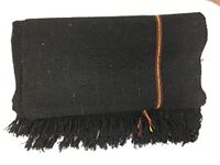 PRIMECRAFT Maharashtrian Sheep Wool Ghongadi Blanket (10 ft, Black)