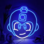 Mega Game Neon Sign Rocking Man Game LED Light for Room Decor Game Room Neon Sign Gamer Neon Light for Wall Decor Neon Sign for Gamer Gifts USB Powered Neon Wall Sign Dimmable for Man Cave 12.6“*12.6”