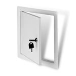 Metal Access Door Panel with Key Lock Opening Size 300x300mm (12x12inch) Access Inspection Hatch DM91Z