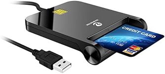 Zoweetek ID Card Reader USB Smart Card Reader for Portuguese, Spainish, Belgian, latvia,Estonia,German and more, Compatible with Windows