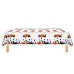 ELECLAND Art Painting Tablecloth Plastic Paint Splatter Table Cover 130x220cm Art Birthday Party Table Cloth for Kids Birthday Baby Shower Decorations Art Birthday Party Table Cloth for Kids Birthday