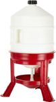 Novital Ascott 30lt Poultry Drinker,red/white