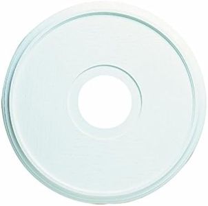 Westinghouse 77035 7703500 Lighting Ceiling Medallions, Molded Plastic, 16 Inch Dia, 15-3/4", White
