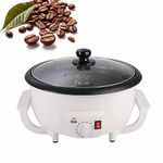 TongBF Electric Coffee Bean Roaster, 1200W Durable Household Coffee Beans Roasting Baking Machine Grain Dried Food Peanut Seeds Baking Tools 750g, Gift for Mom (Style 1)