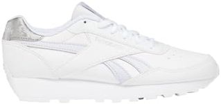 Reebok Women's Rewind Run Trainer, White Lucid Lilac Silver Met, 7 UK